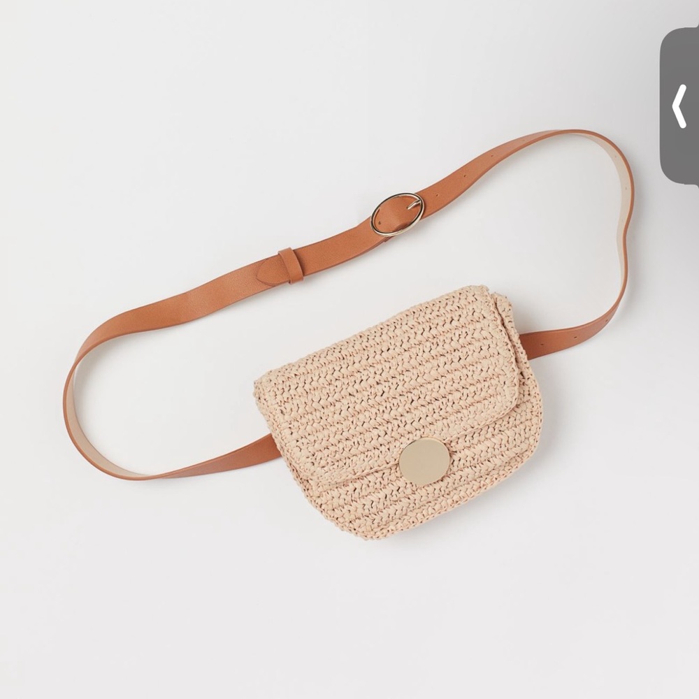 H&M Straw Belt Bag